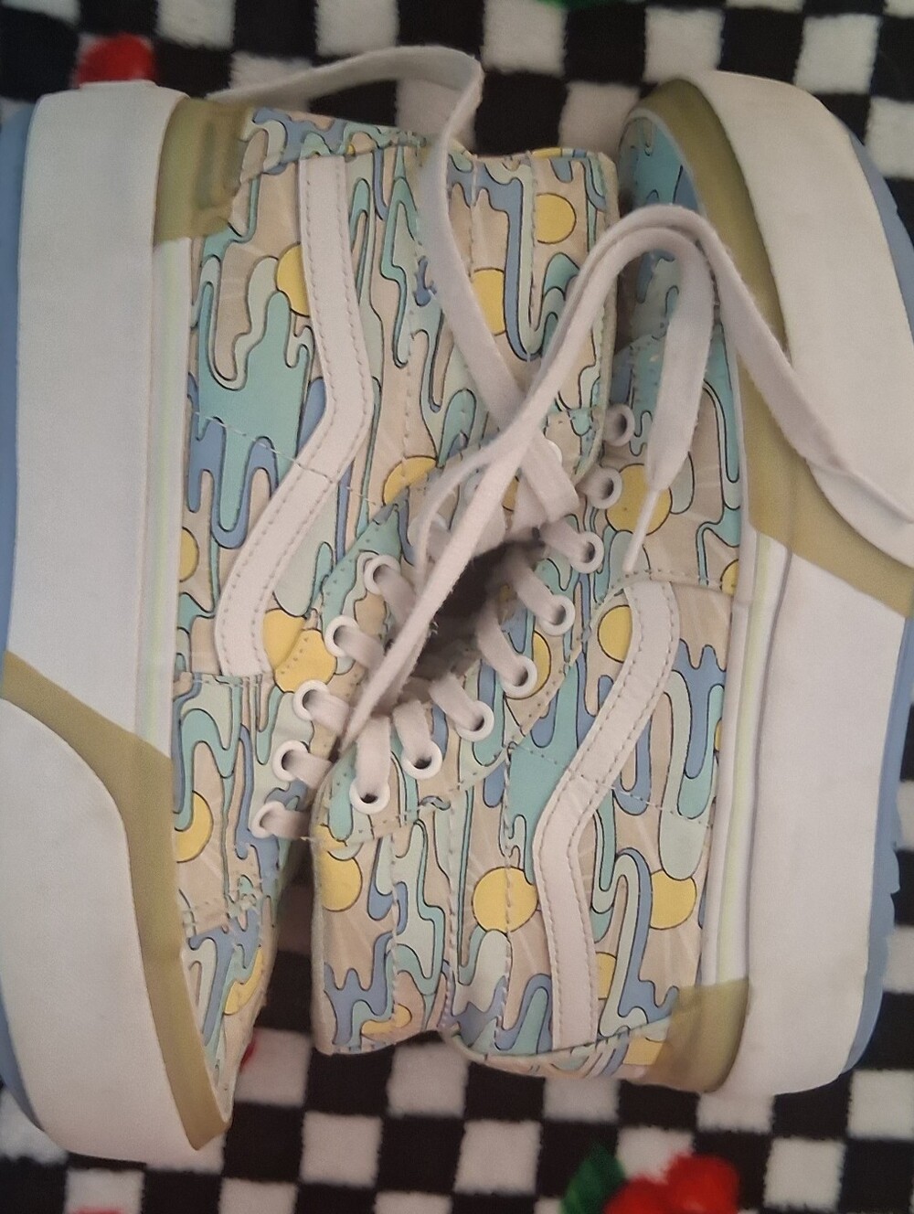 Super Stacked Ridged Soles Vans W 7.5 - Picture 3 of 8